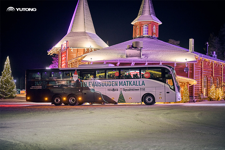 Lo Yutong Bus T15E dimostra un’eccezionale autonomia e prestazioni delle batterie nella sfida in Finlandia