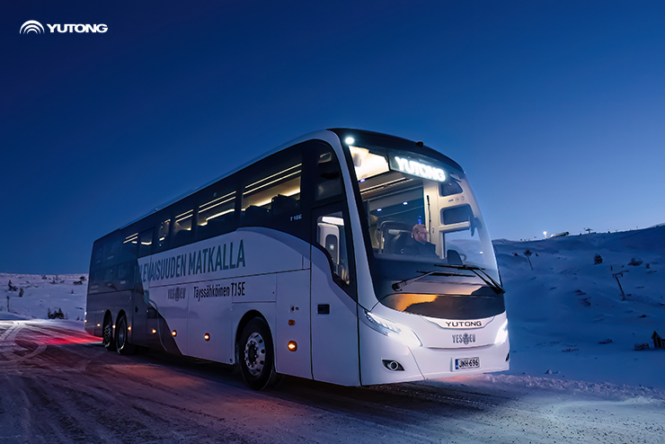 Lo Yutong Bus T15E dimostra un’eccezionale autonomia e prestazioni delle batterie nella sfida in Finlandia