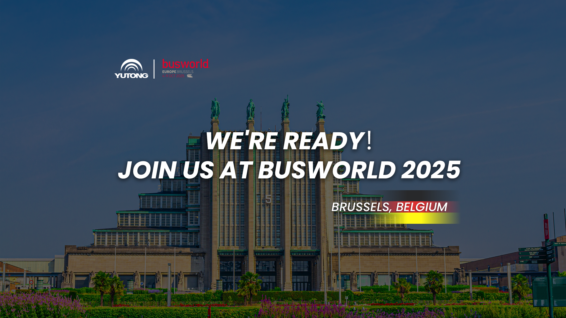 Yutong si prepara per Busworld 2025!
