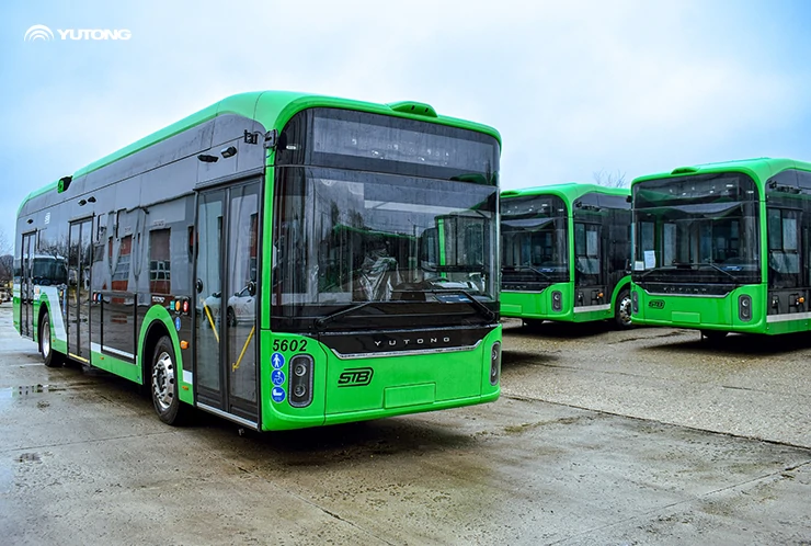 I filobus a nuova energia Yutong entrano in servizio a Bucarest, Romania