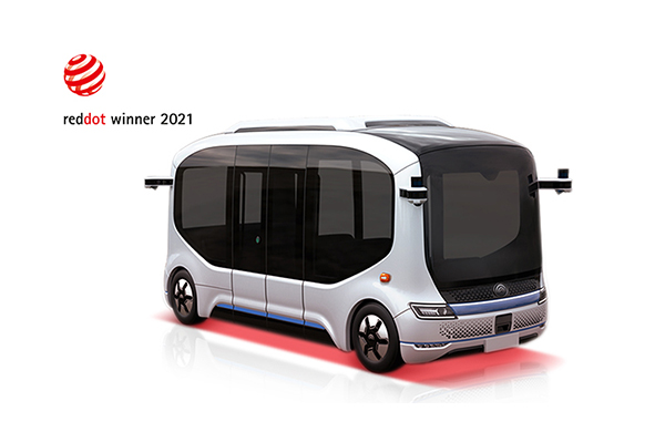 L'autobus autonomo Yutong Xiaoyu 2.0 ha vinto il Premio Red Dot, il più autorevole e professionale premio di design industriale a livello globale.