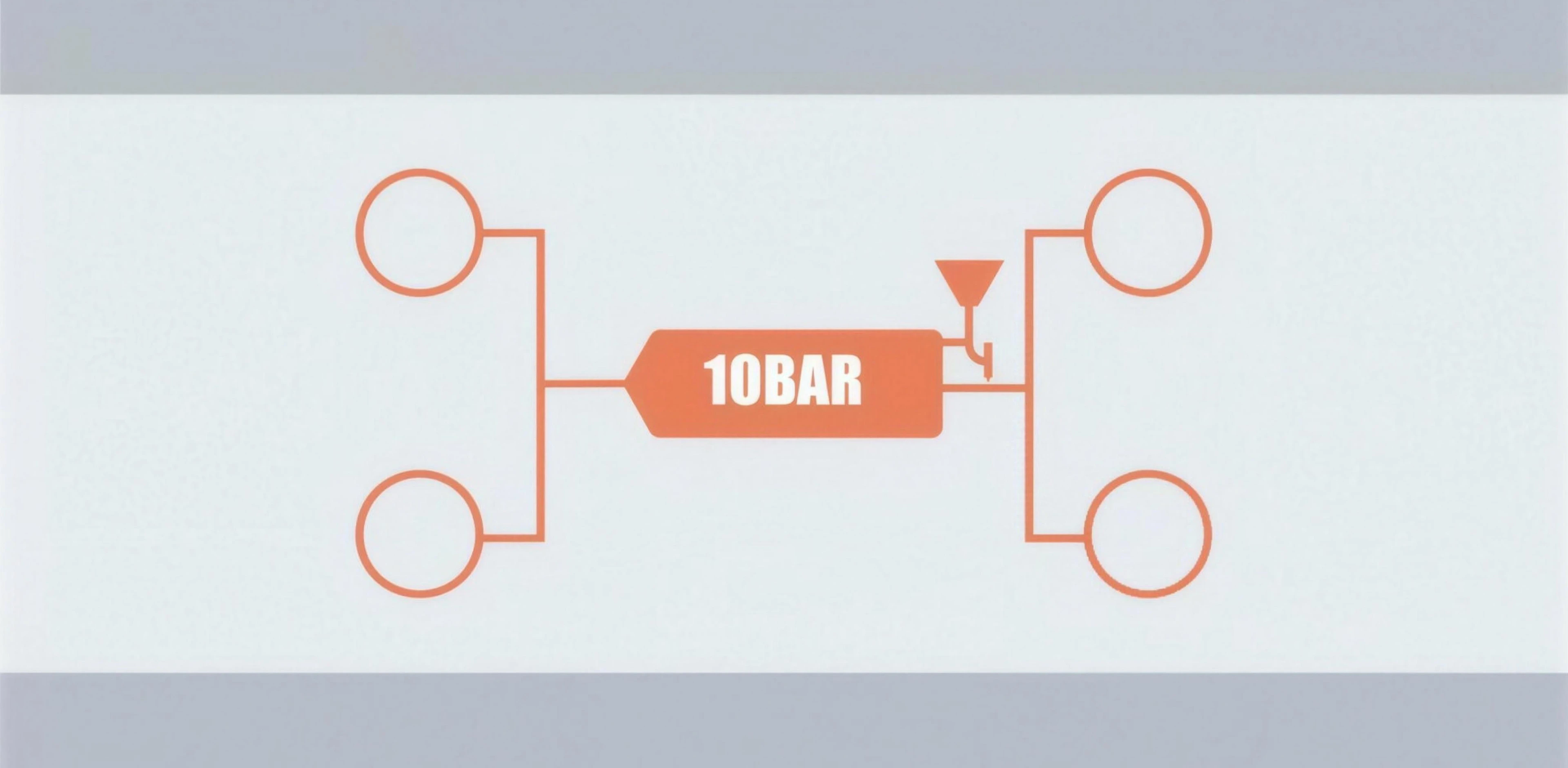 Sistema di pressione dei freni a 10 bar